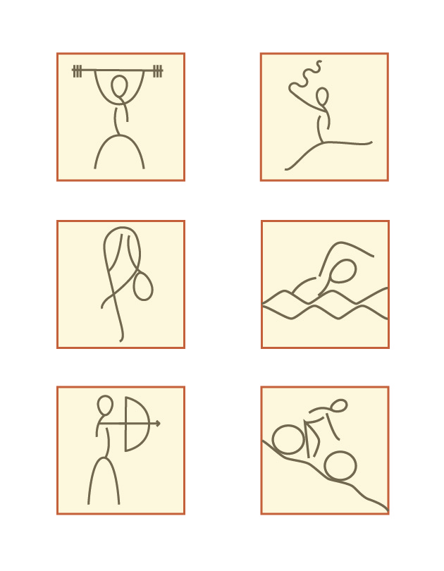 Olympic Pictographs