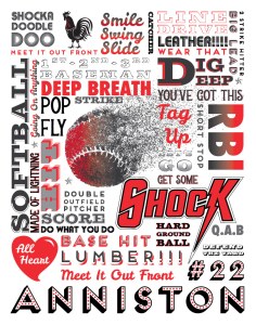 SHOCK Softball Poster