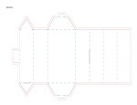 Triangle Box Dieline